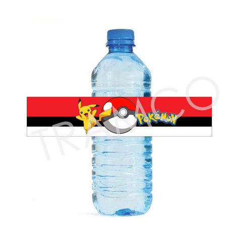 Pokemon Water Bottle Labels 